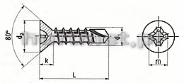 WKRĘT 4,8X32 DIN 7504P S-P A2 ŁEB STOŻKOWY