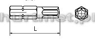 BIT T 10/25 TORX 1/4