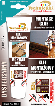 KLEJ MONTAŻOWY DYSPERSYJNY PŁYNNY GWÓŹDŹ 100ML