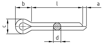 ZAWLECZKA 2,5X16 DIN 94 A4                      